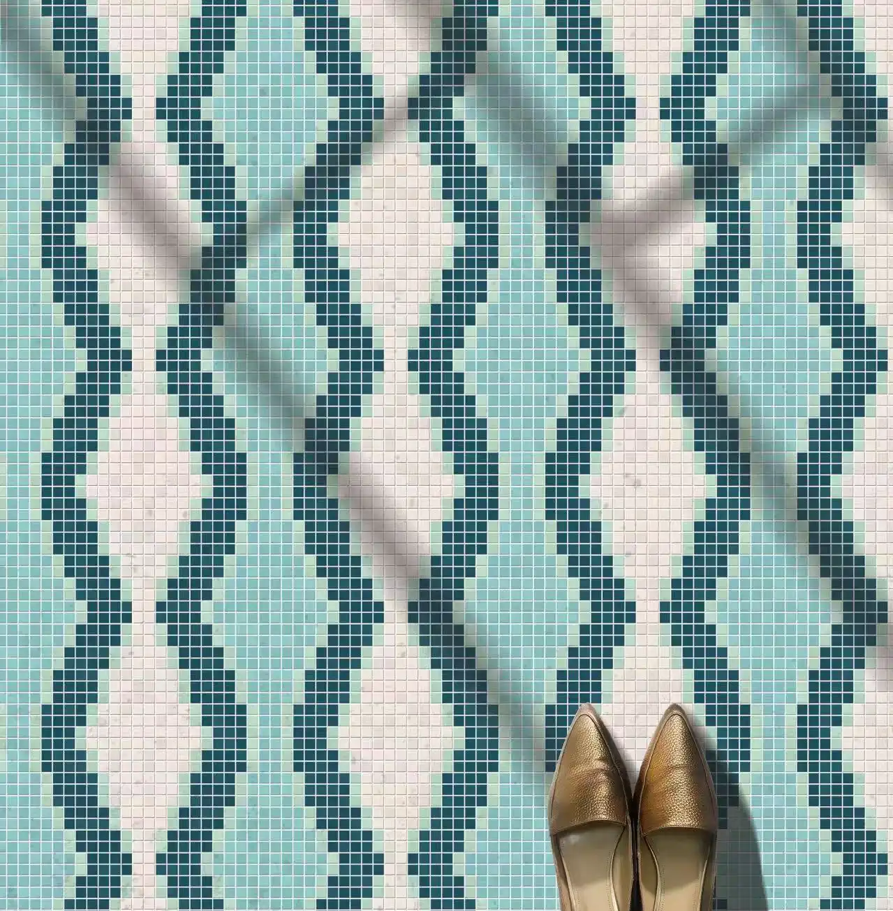 WechatIMG62 Wave-pattern Mosaic Floor